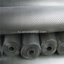 Гальванизированная / PVC Coted расширенная металлическая сетка для ограждения